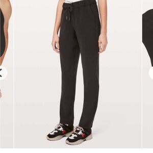 Lululemon On The Fly Pant Woven Tall 33" in Black